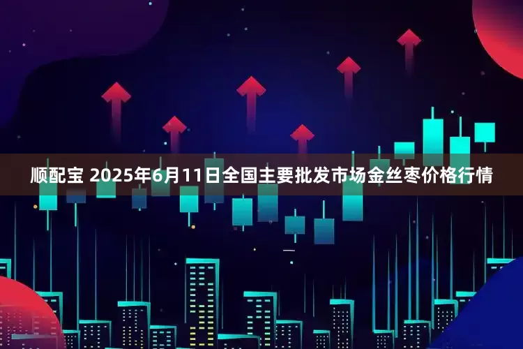 顺配宝 2025年6月11日全国主要批发市场金丝枣价格行情